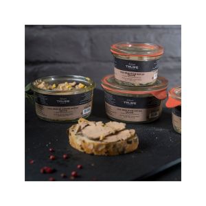 Foie gras de gâscă cu 3% trufe negre, 90 gr