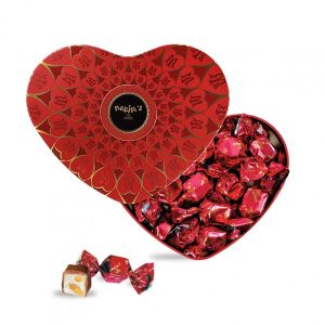 Le Coeur Rouge - Ciocolată cu lapte și miez de nuga, 90 g