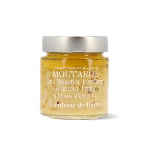 Comtesse du Barry Muștar cu alune prajite și aroma de trufe în ulei de măsline 4%, 130 g