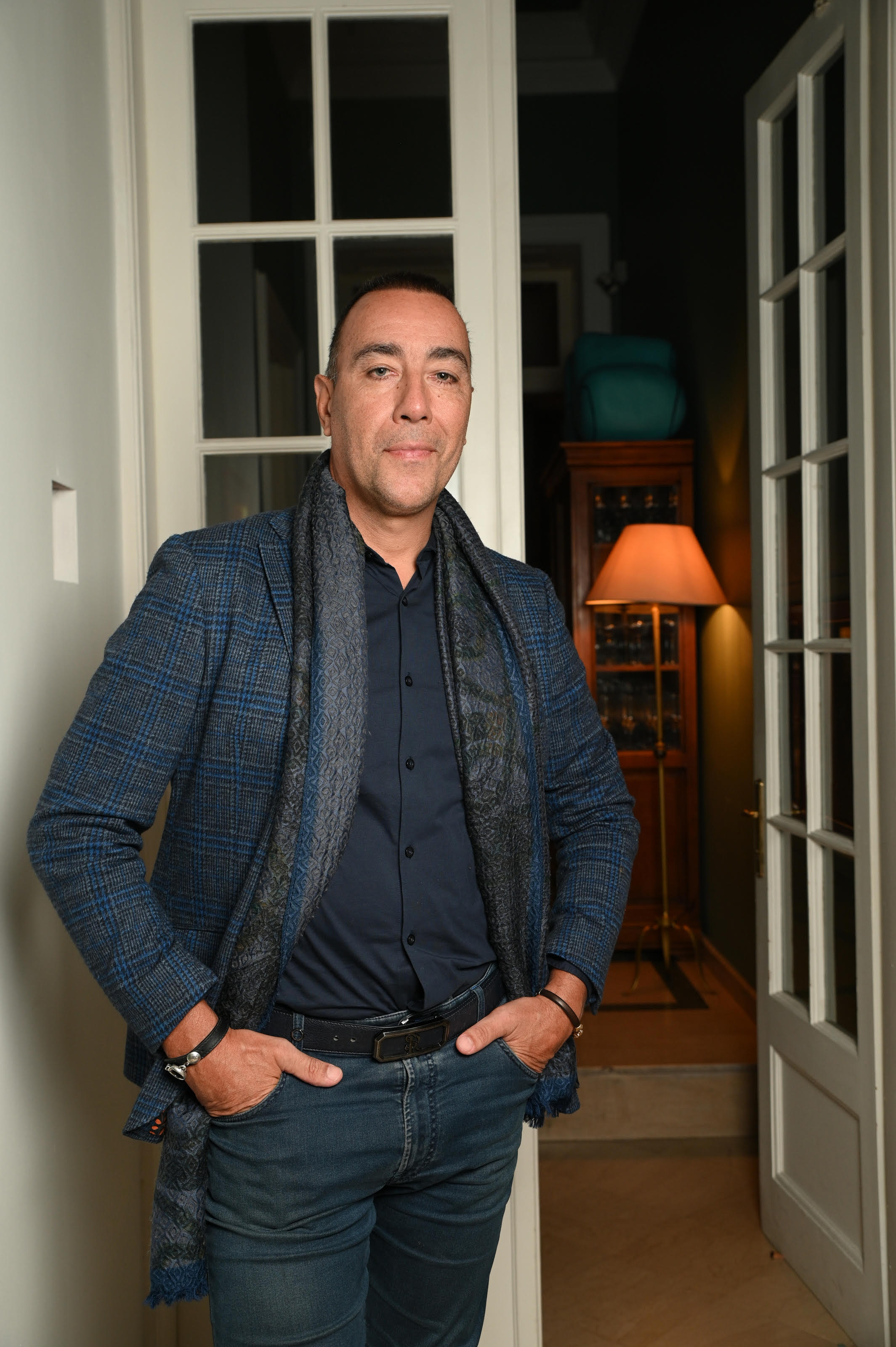 Lorenzo Quinn în vizită la Le Bistrot Francais